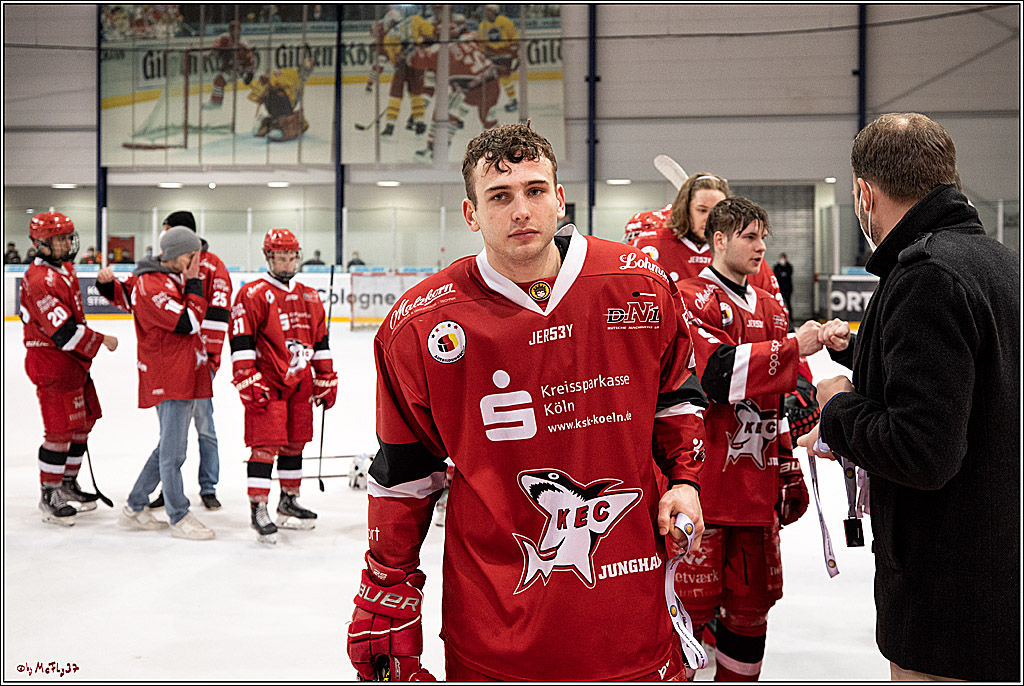 U20-DNL Meisterschaftsfinale;  Koelner Junghaie - Eisbaeren Juniors Berlin; Koeln, 27.03.2022